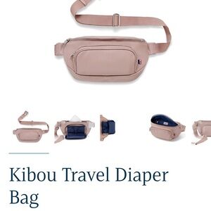 Blush Kibou Travel Diaper Bag Fanny Belt Bag NWOT